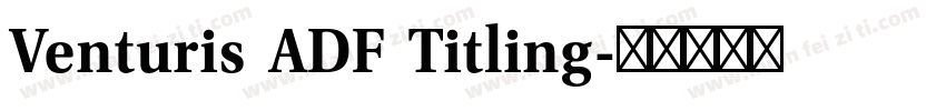 Venturis ADF Titling字体转换